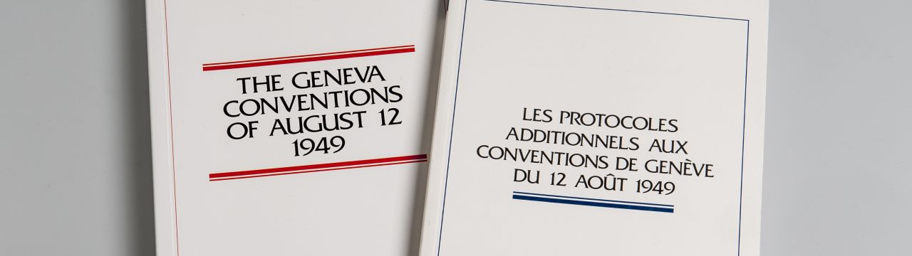 Coverpage of the Geneva Conventions and their Additional Protocols