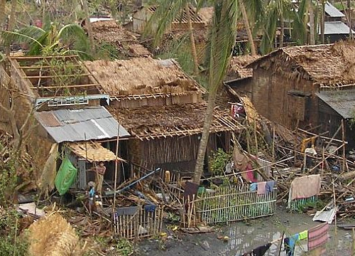 Destructions due to Nargis cyclone