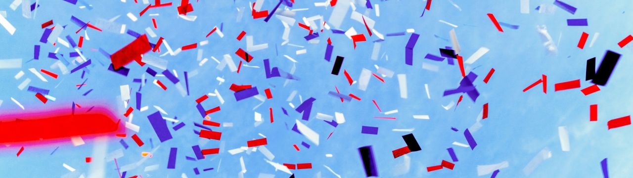 Confetti explosion