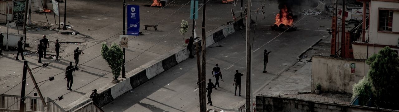 Demonstration in Lagos, Nigeria