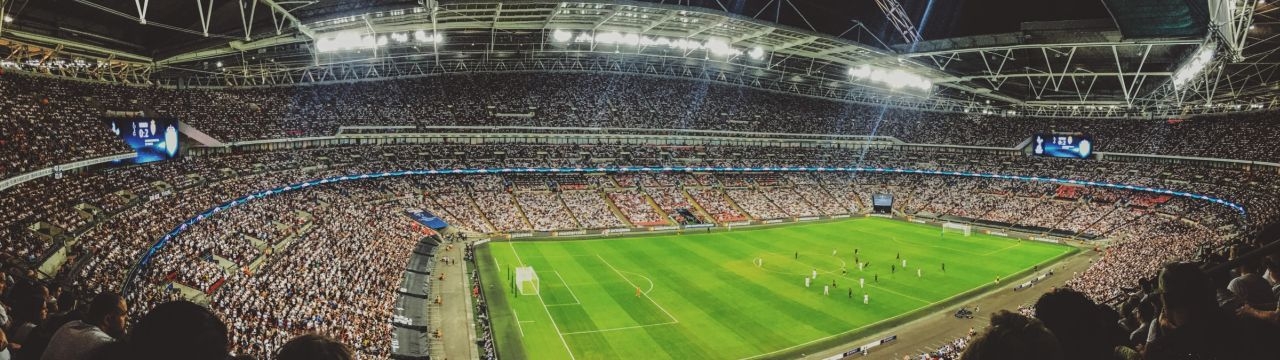 Football game, Wembley