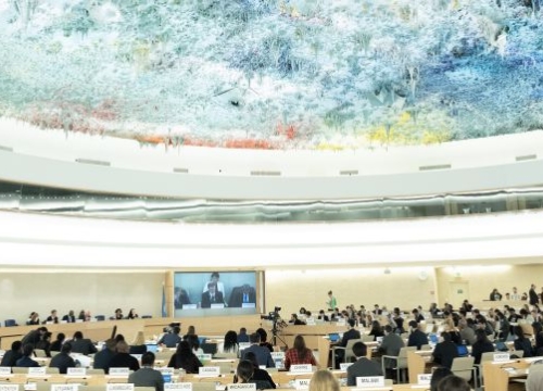 View of the Un Human Rights Council room