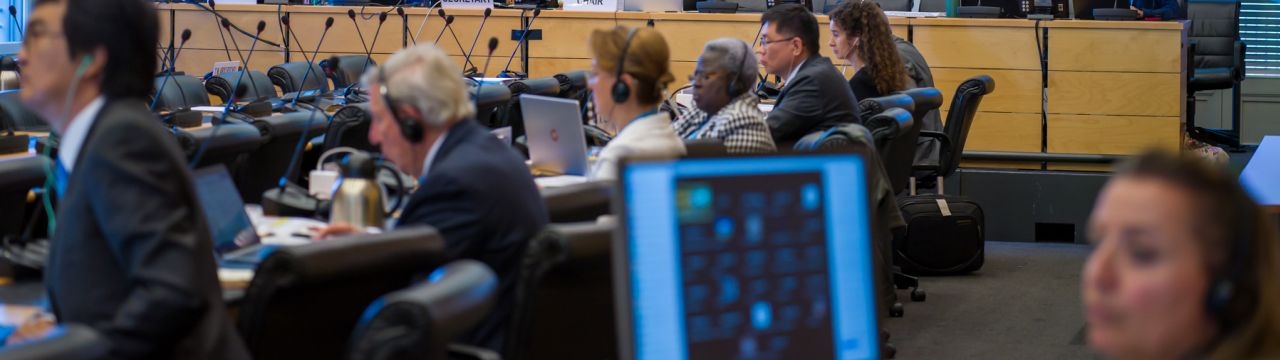 A session of the UN Human Right Committee