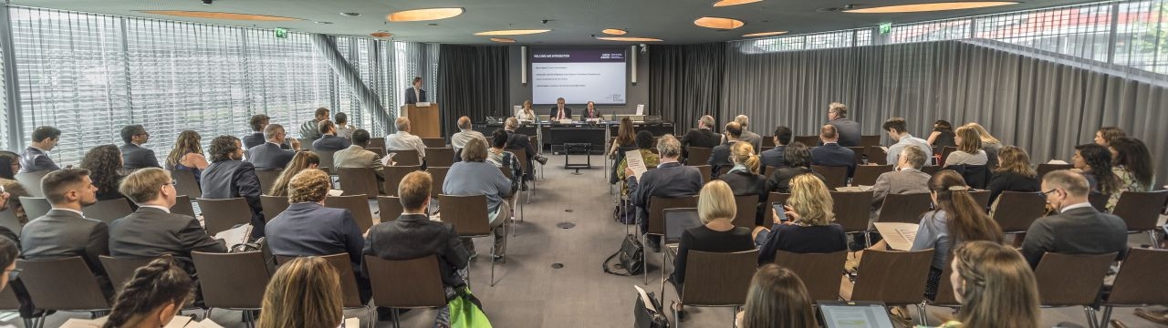 Plenary session during the first annual conference of the Geneva Human Rights Platform