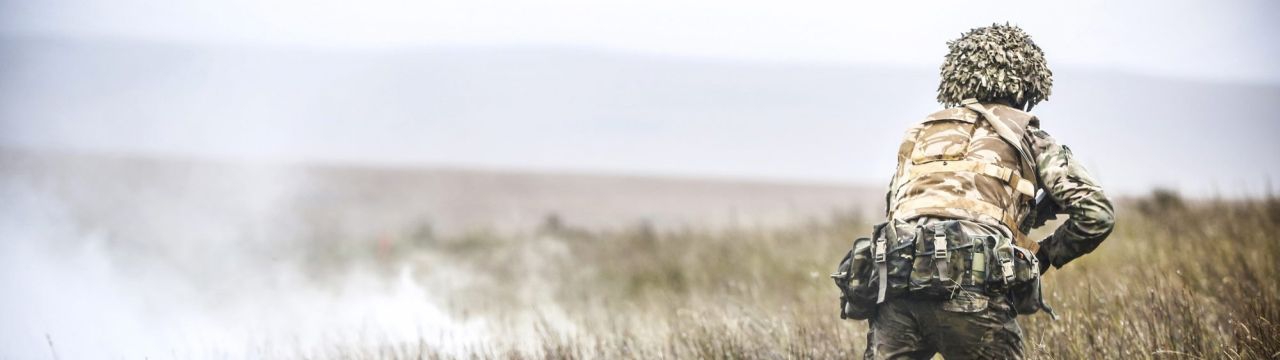 Training of a member of 34 Squadron, RAF Regiment (UK Defence Forces)