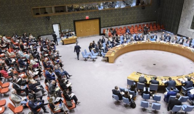 A wide view of the UN Security Council