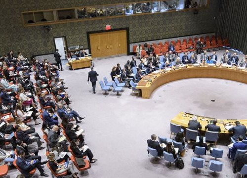 A wide view of the UN Security Council