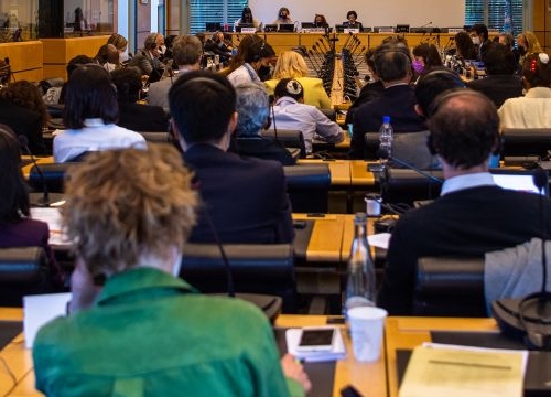 View of a session of the UN Human Rights Committee