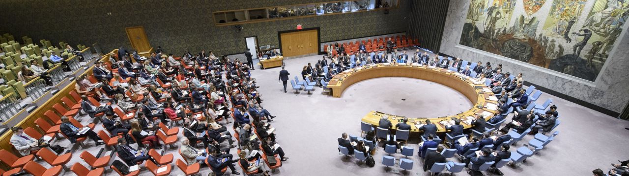 A wide view of the UN Security Council