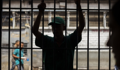 Colombia, Medellín, Bellavista prison. The ICRC frequently visits the prisons of the country. Prison overcrowding is one of the main issues.