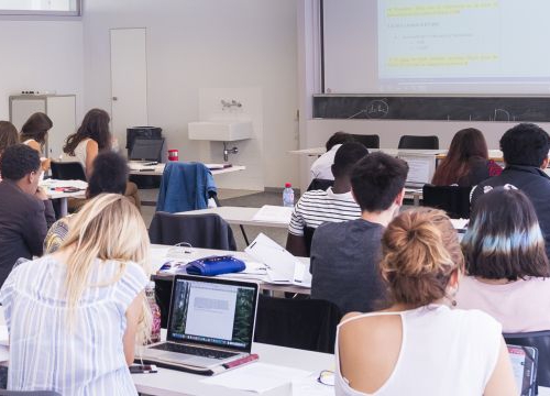 Teaching assistant during a course