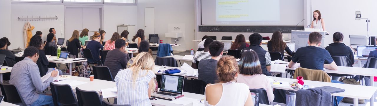 Teaching assistant during a course