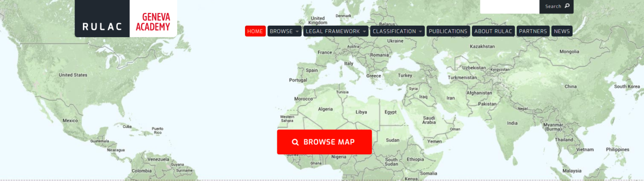Rule of Law in Armed Conflict RULAC online portal