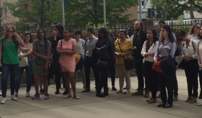 Group photos of students of the Master of Advanced Studies in Transitional Justice, Human Rights and the Rule of Law