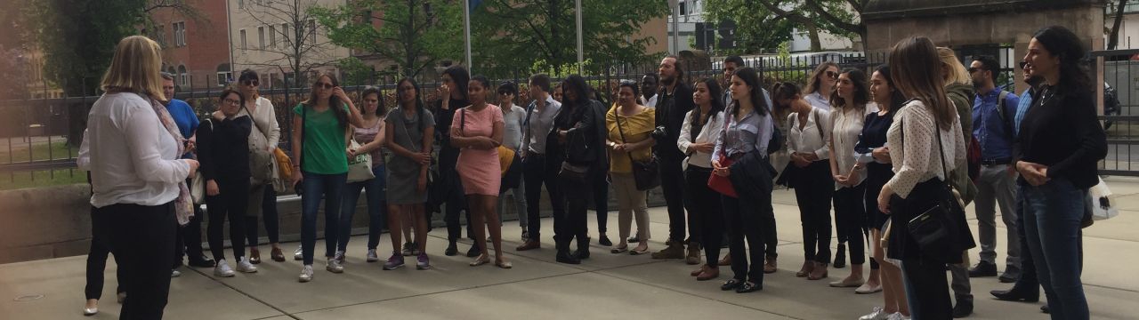 Group photos of students of the Master of Advanced Studies in Transitional Justice, Human Rights and the Rule of Law