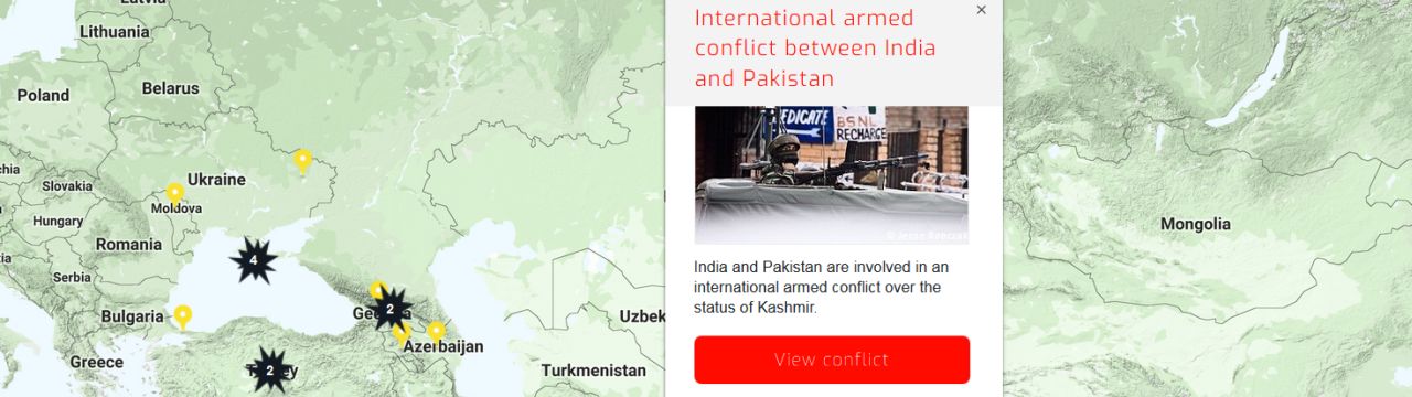 International Armed Conflict between India and Pakistan in Kashmir on RULAC