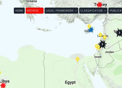 Map of the Rule of Law in Armed Conflicts online portal