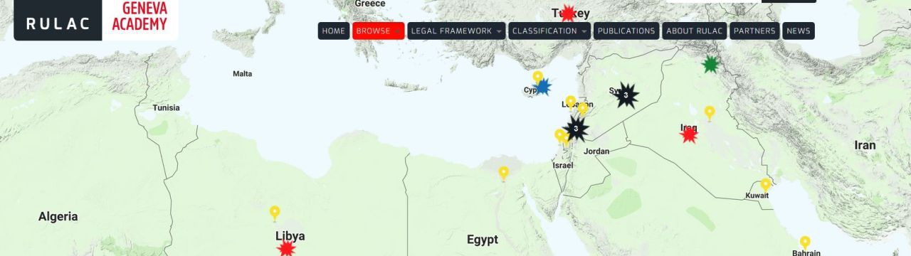 Map of the Rule of Law in Armed Conflicts online portal