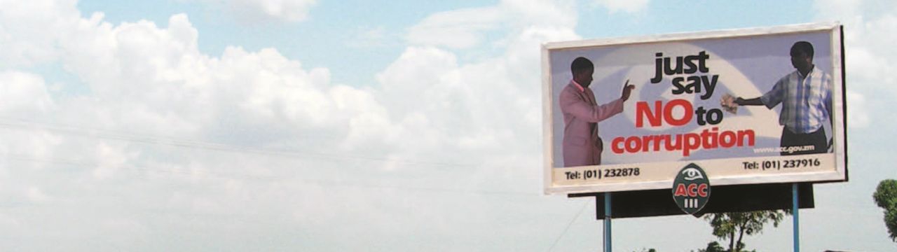 Anti-corruption poster