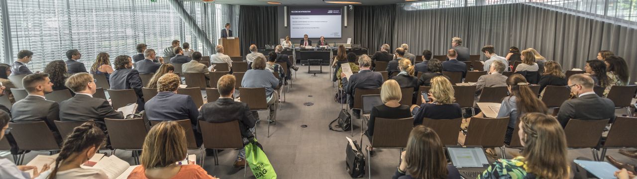 View of the conference room of the annual conference of the Geneva Human Rights Platform