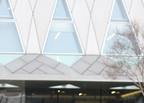 Portrait of Zoë Doss, in front of the Musée d'ethnographie in Geneva