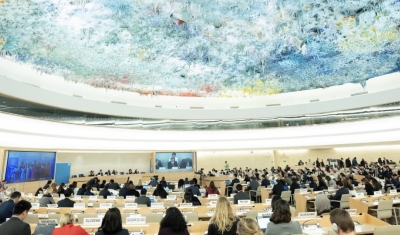 View of the UN Human Rights Council