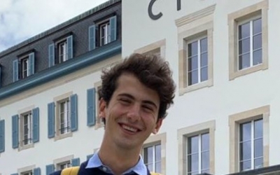 Portrait of Ramzi Kaiss in front of the ICRC
