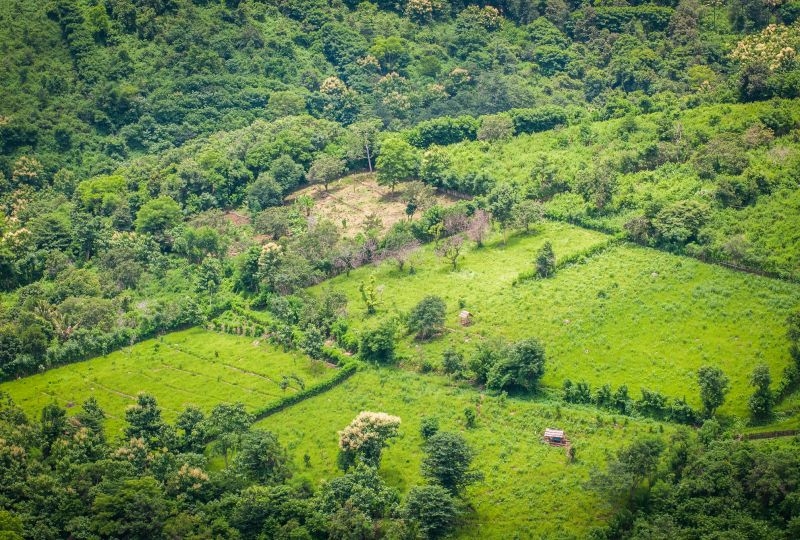 Landscape view of Sumbawa Besar.