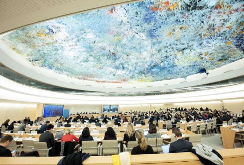View of a session of the UN Human Rigths Council