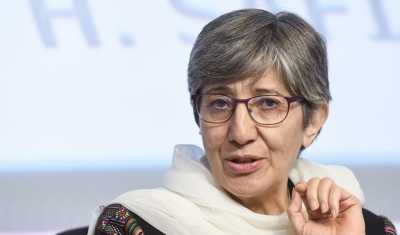 Sima Samar at the conference 