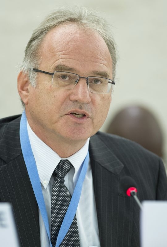 Christof Heyns at the 31st regular session of the Human Rights Council. 22 March 2016