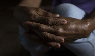 Philippines, Lanao del Norte, Iligan City. This woman’s son has been missing since the conflict in Marawi City. He used to make a living as a construction worker there. 