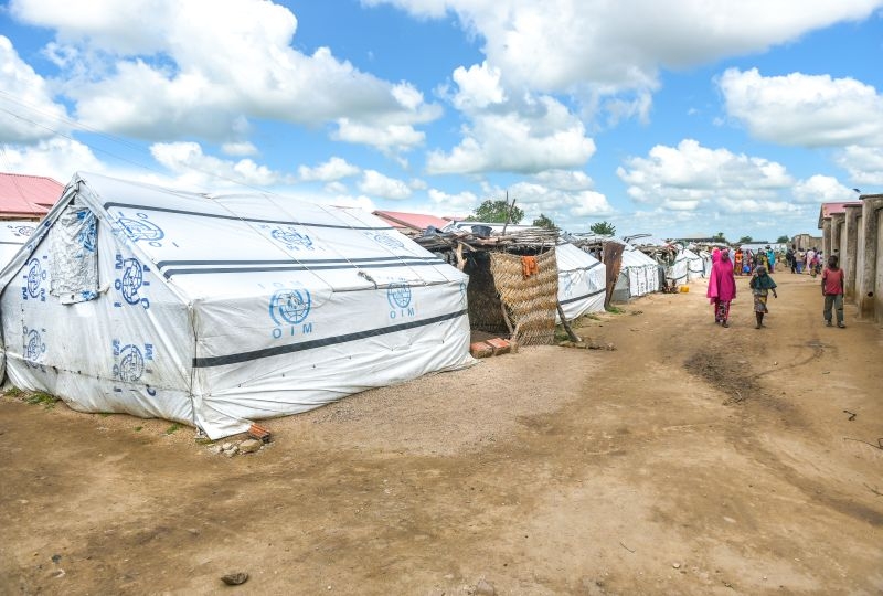 Refugee camp in Nigeria