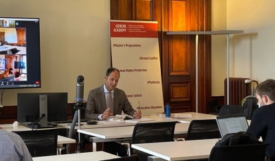 A class of the Executive Master in International Law in Armed Conflict