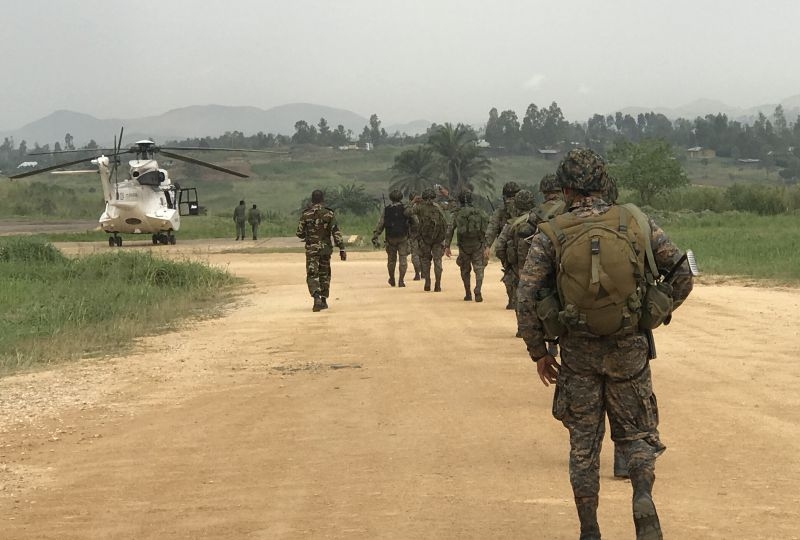 	 MONUSCO Photos Bunia, Ituri Province, DR Congo: MONUSCO Guatemala and Bangladesh Contingents ready to confront armed groups .