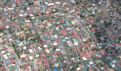 Aerial view of Manila