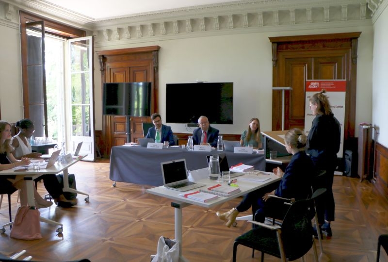 LLM students pleading on the 2008 South Ossetia armed conflict in front of the jury