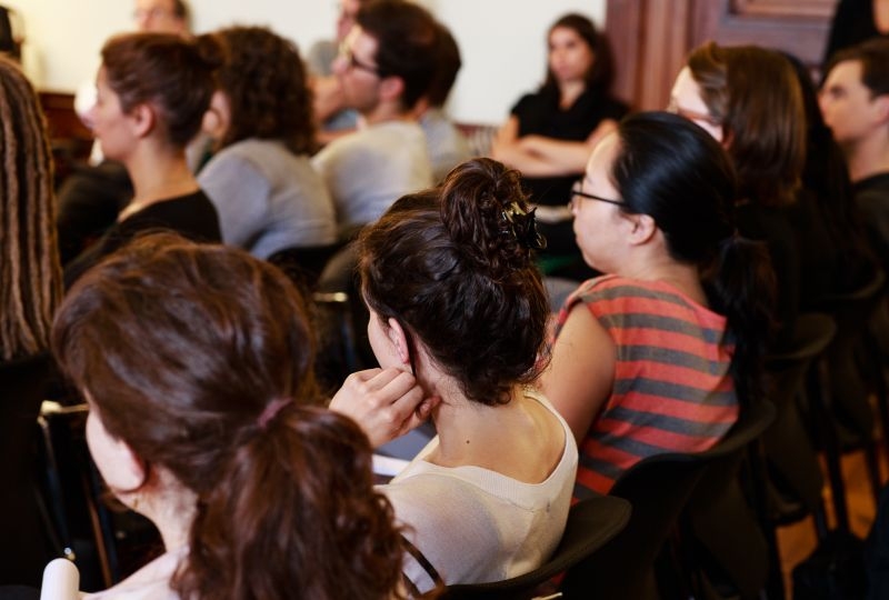 Students during an event at the Geneva Academy