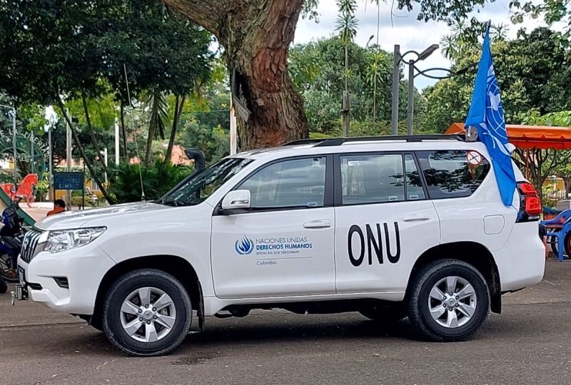 UN car in Colombia