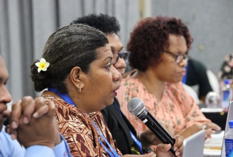 Fiji delegation at the Pacific review