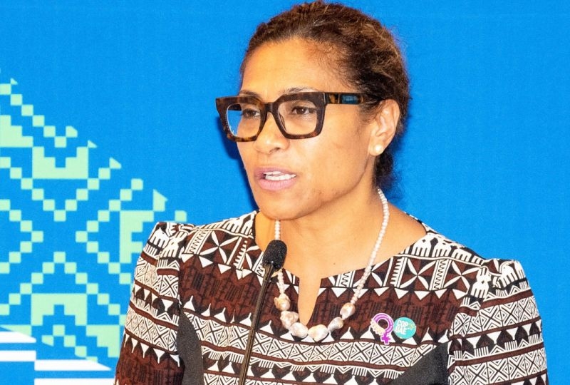 Lynda Tabuya, Fiji’s Minister for Women, Children, and Social Protection Lynda Tabuya, Fiji’s Minister for Women, Children, and Social Protection during her opening remarks.