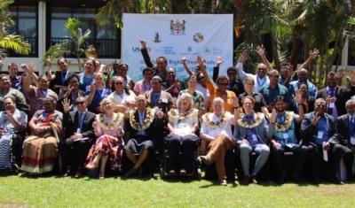 Group photo of participants to the pilot review