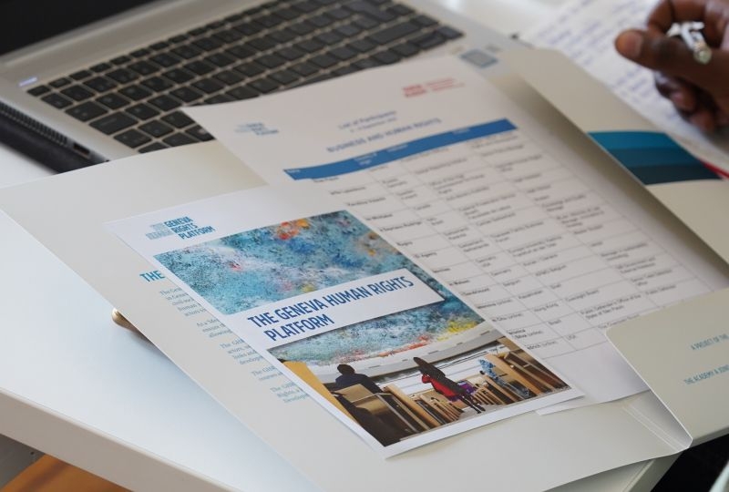 A participant's training materials