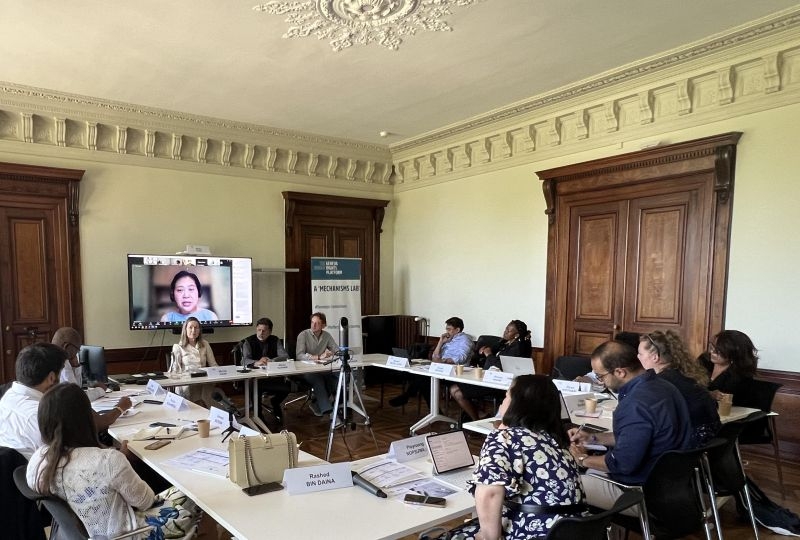 Participants in the training course