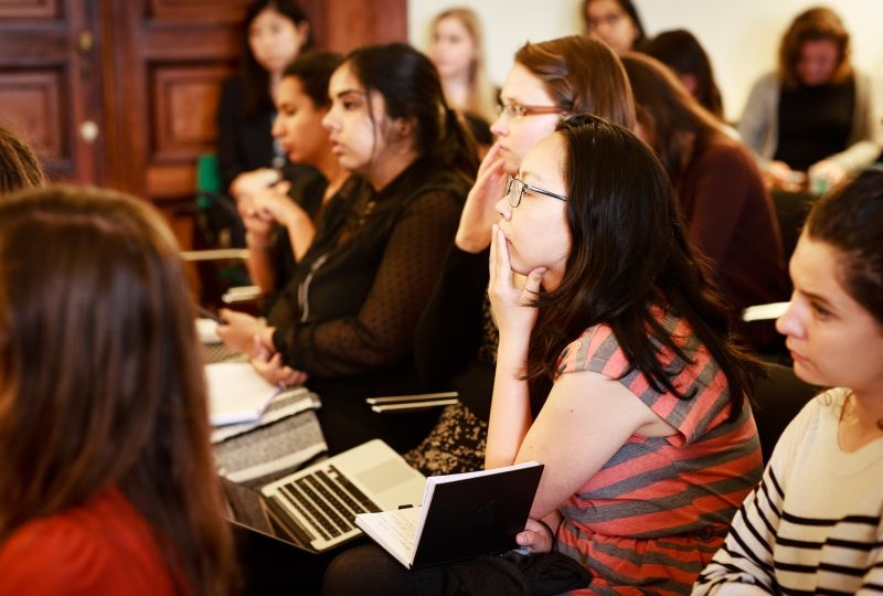 Students at a Geneva Academy event