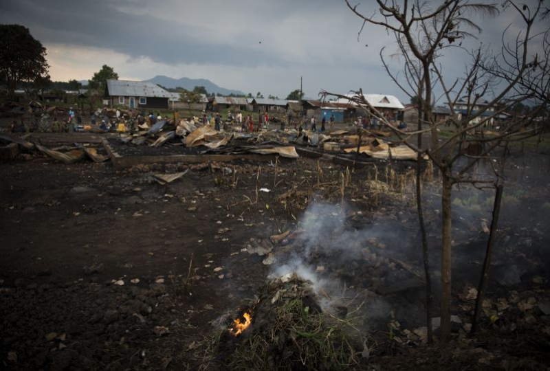 DRC, North Kivu province, Kitchanga downtown.