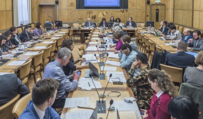 Participants in the expert seminar on the right to land and other natural resources, Palais des Nations, 17 November 2016