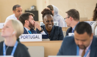 Delegations at the UN Human Rights Council