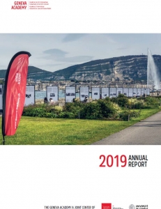 Cover page of the Annual Report 2019