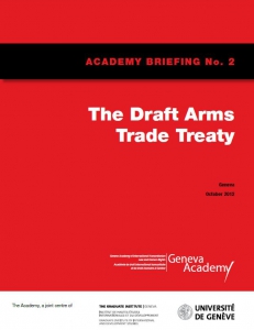 Cover of the Briefing No2: Draft Arms Trade Treaty